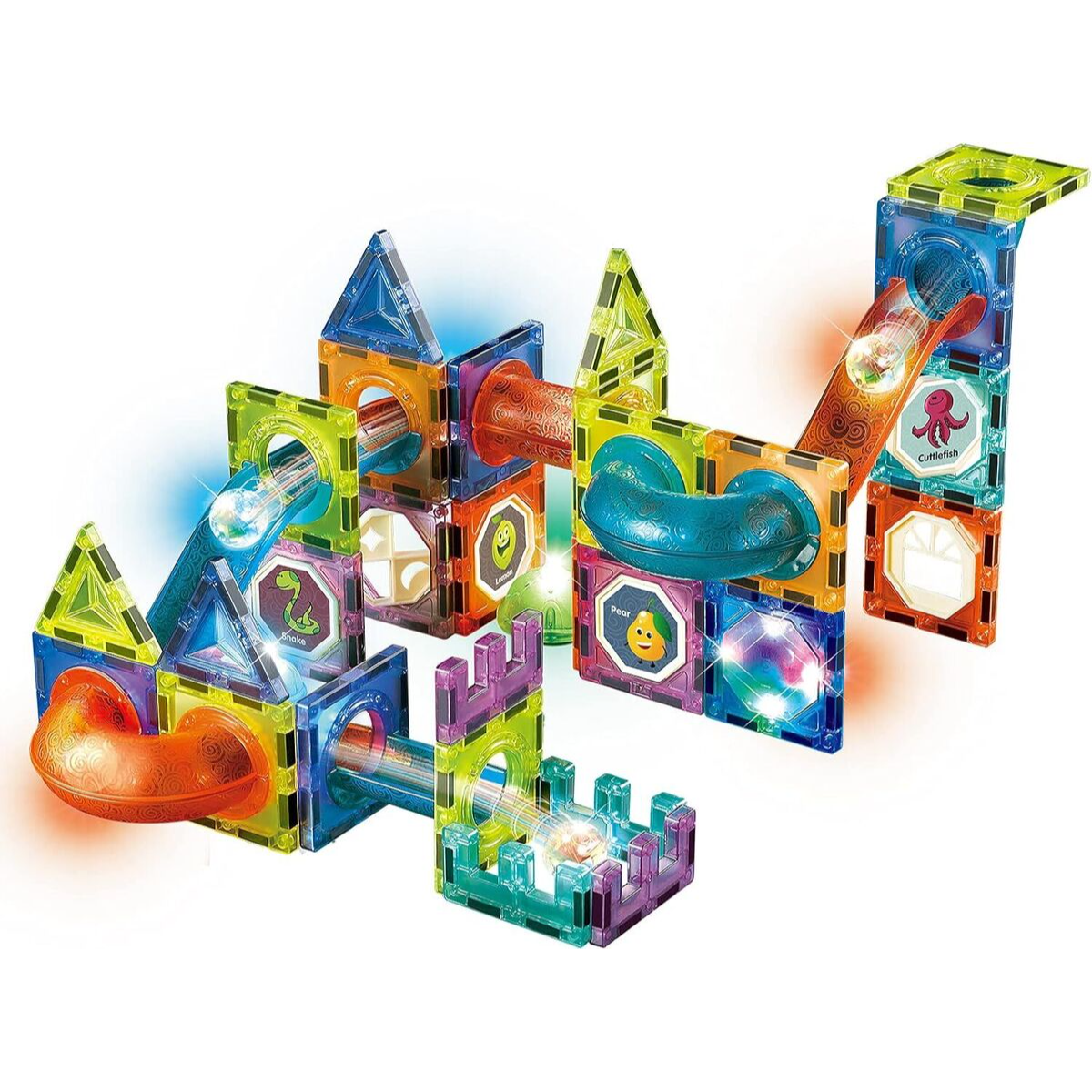 Traffic sensory training square box with mirror