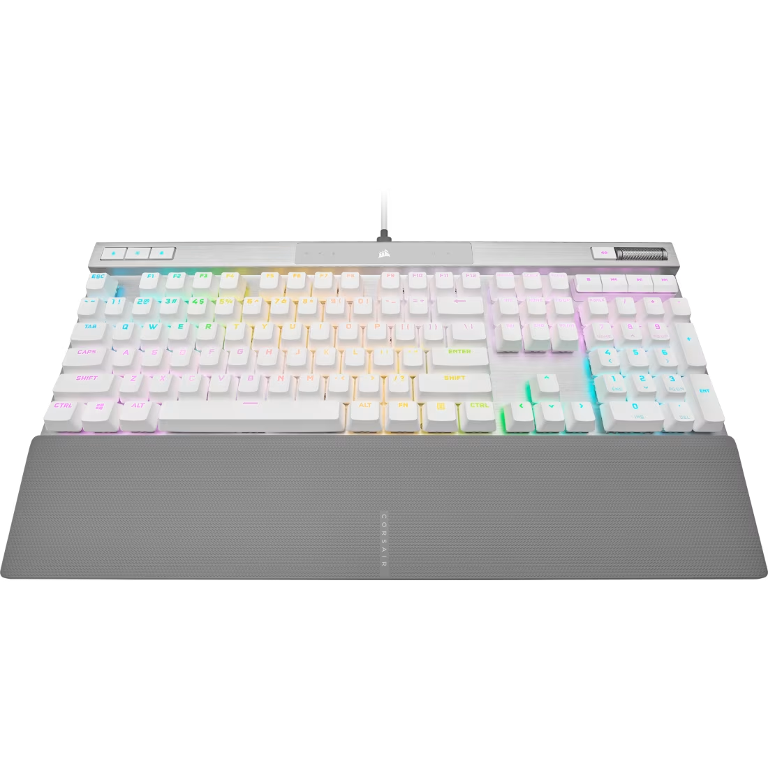 CORSAIR K70 PRO RGB Wired Gaming Keyboard - White
