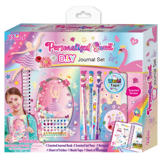 Personalized sweet DIY journal set