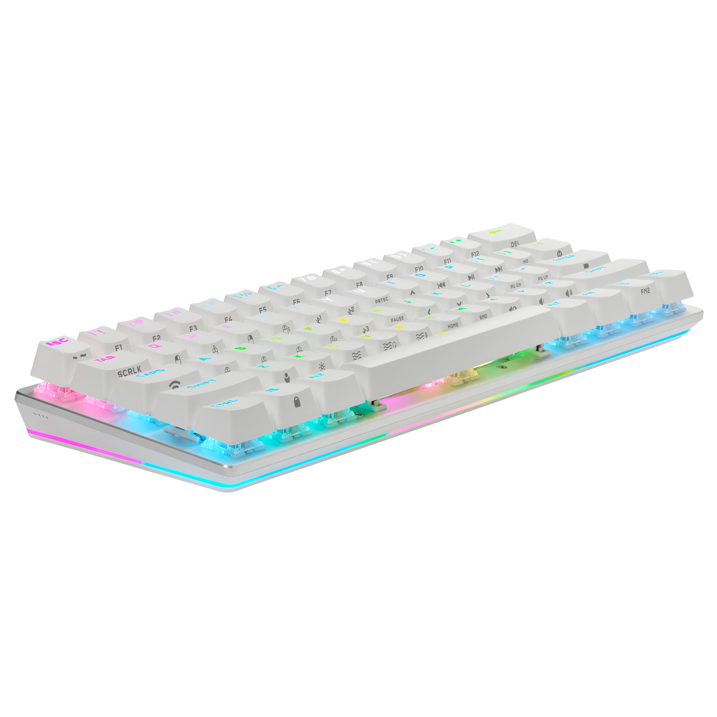 CORSAIR K70 PRO MINI RGB Wireless Mechanical Keyboard - White