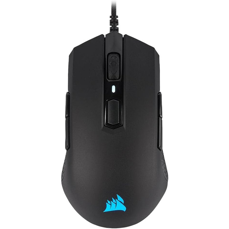 CORSAIR M55 AMBIDEXTROUS PRO RGB Wired Gaming Mouse - Black