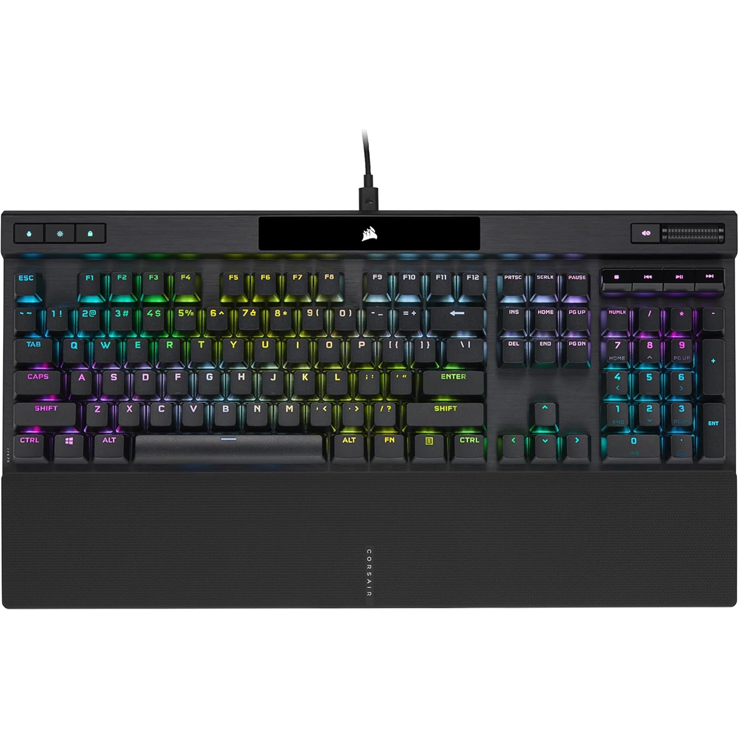 CORSAIR K70 PRO RGB Wired Mechanical Gaming Keyboard - Black