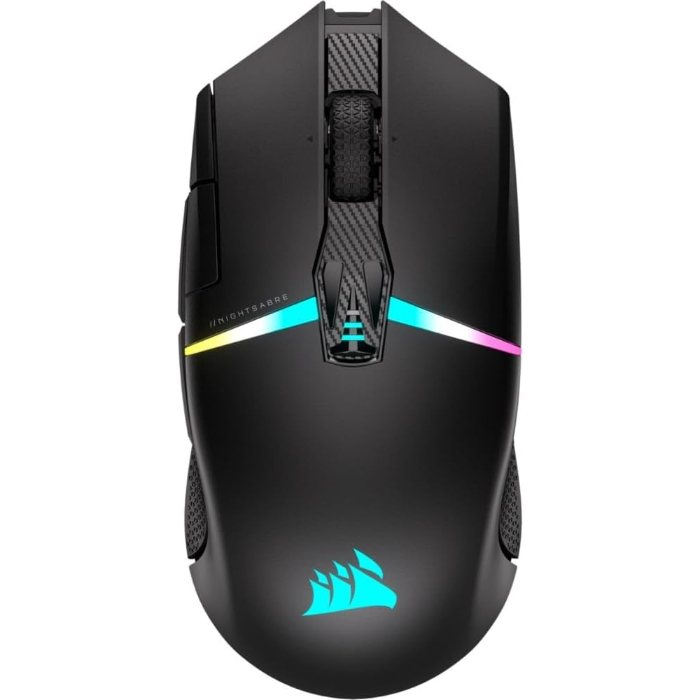 CORSAIR NIGHTSABRE RGB Wireless Gaming Mouse (AP) - Black