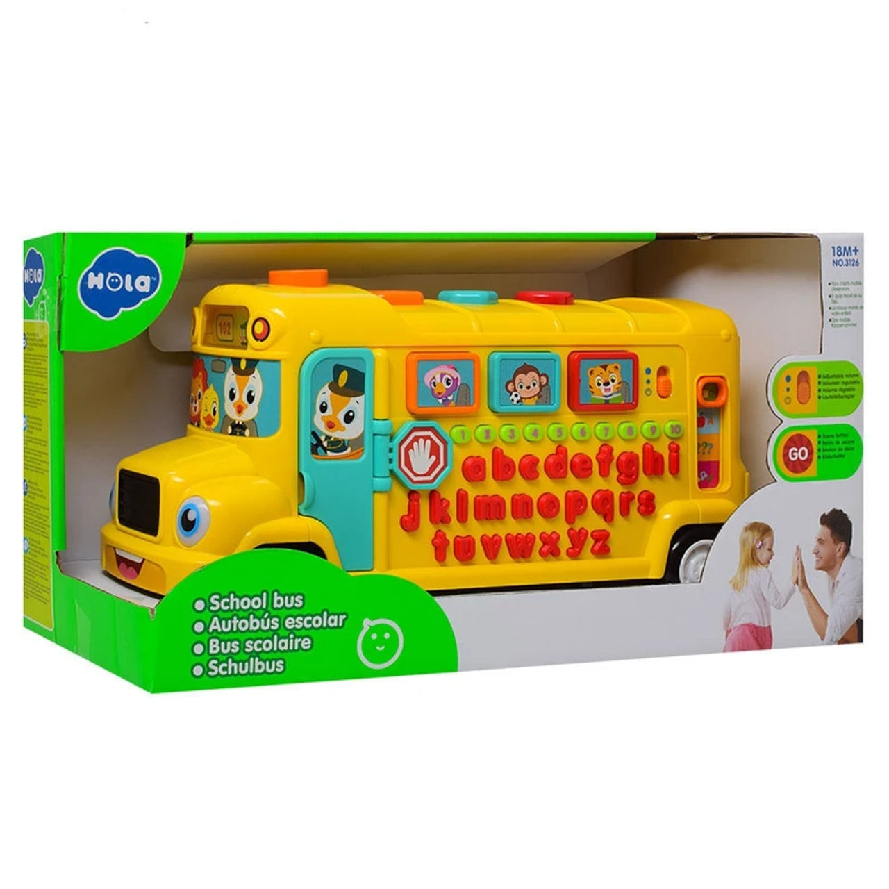 Hola School Bus with Music/Light