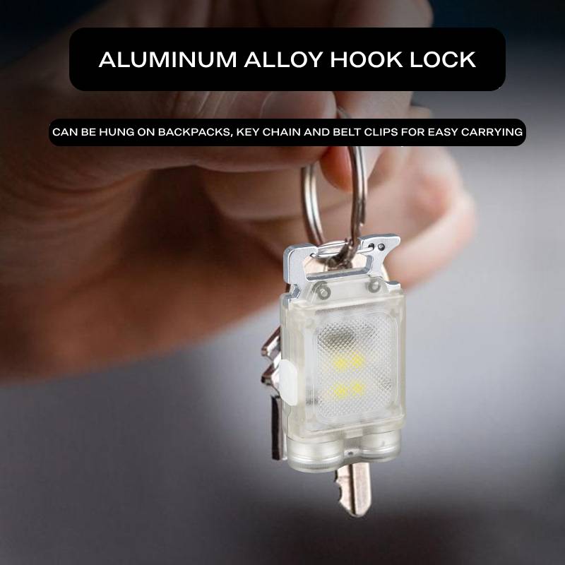 Multipurpose LED Light Keychain for Outdoor with Magnet & Bottle Opener