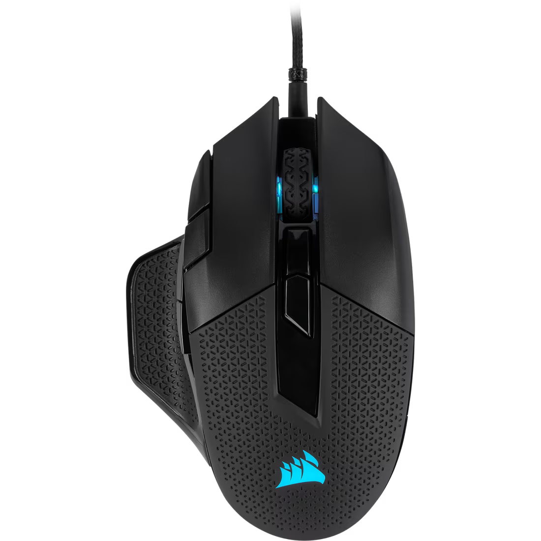 CORSAIR ICUE NIGHTSWORD RGB Wired Tunable FPS Mouse - Black