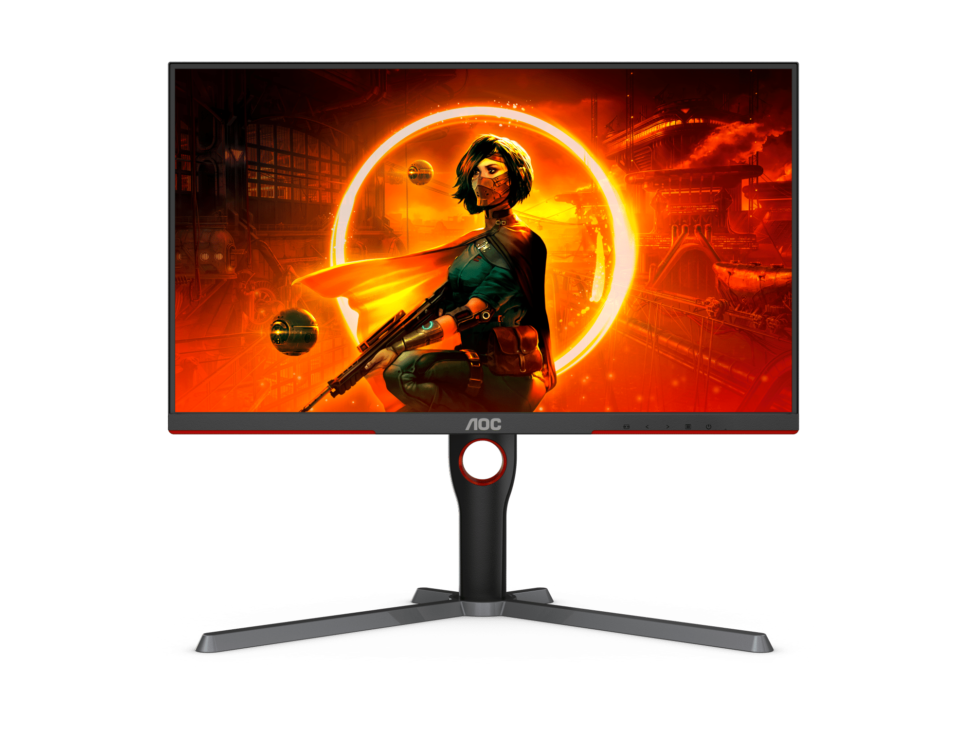 AOC U27G3X 27 Inch 160Hz 4K UHD HDMI 2.1 1ms IPS Gaming Monitor - Black