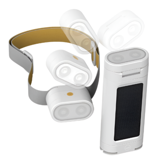 MPOWERD Luci Beam Solar Headlamp & Flashlight - White
