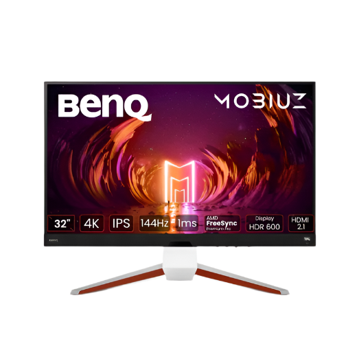 BENQ MOBIUZ EX3210U 32 Inch 4K IPS 144Hz Gaming Monitor - White