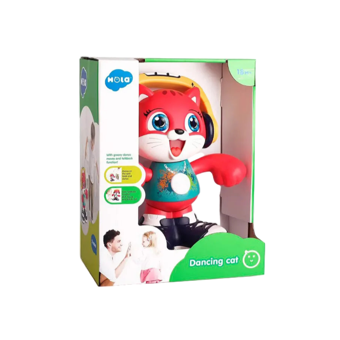 Hola Dancing Cat (with lights/music/electric universal)