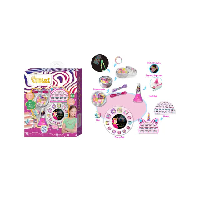 D.I.Y Nail Playing/Glow in the Dark