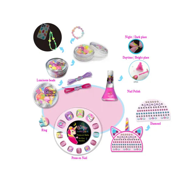 D.I.Y Nail Playing/Glow in the Dark