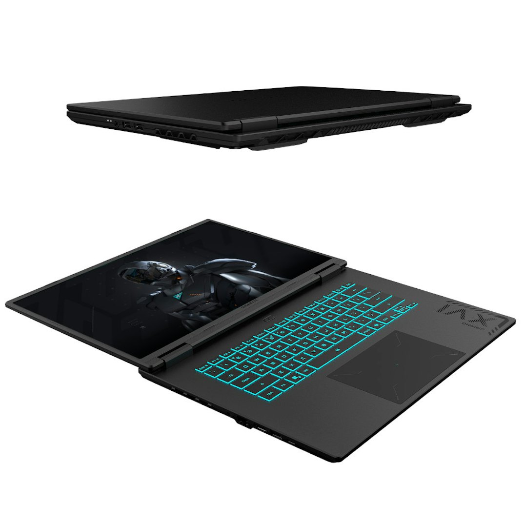 لابتوب GIGABYTE GAMING A16 أسود (16 بوصة، معالج i7 من الجيل الثالث، ذاكرة 16 جيجابايت DDR5، قرص صلب M.2(PCIe)1 تيرابايت SSD، شاشة FHD+، بطاقة رسومات RTX 5060 سعة 8 جيجابايت، لوحة مفاتيح AR)