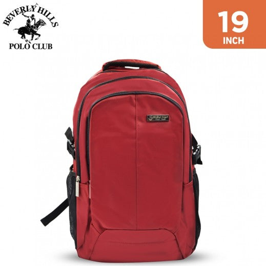 Polo Club Genius Soft Waterproof Backpack 19" Red