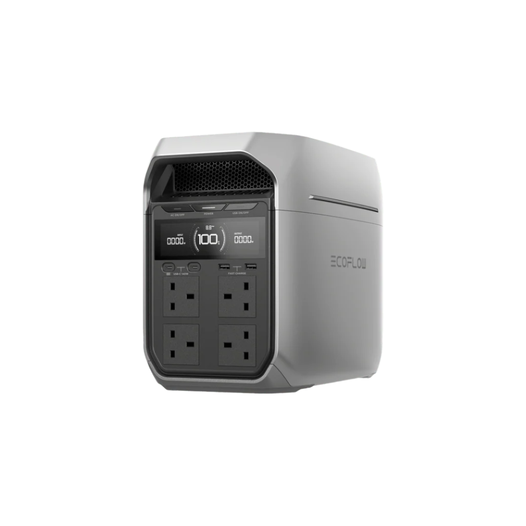 EcoFlow Delta 3 Plus Portable Power Station 1024Wh capacity, 1800W rated output,with 2400W (3600W surge) using X-Boost
