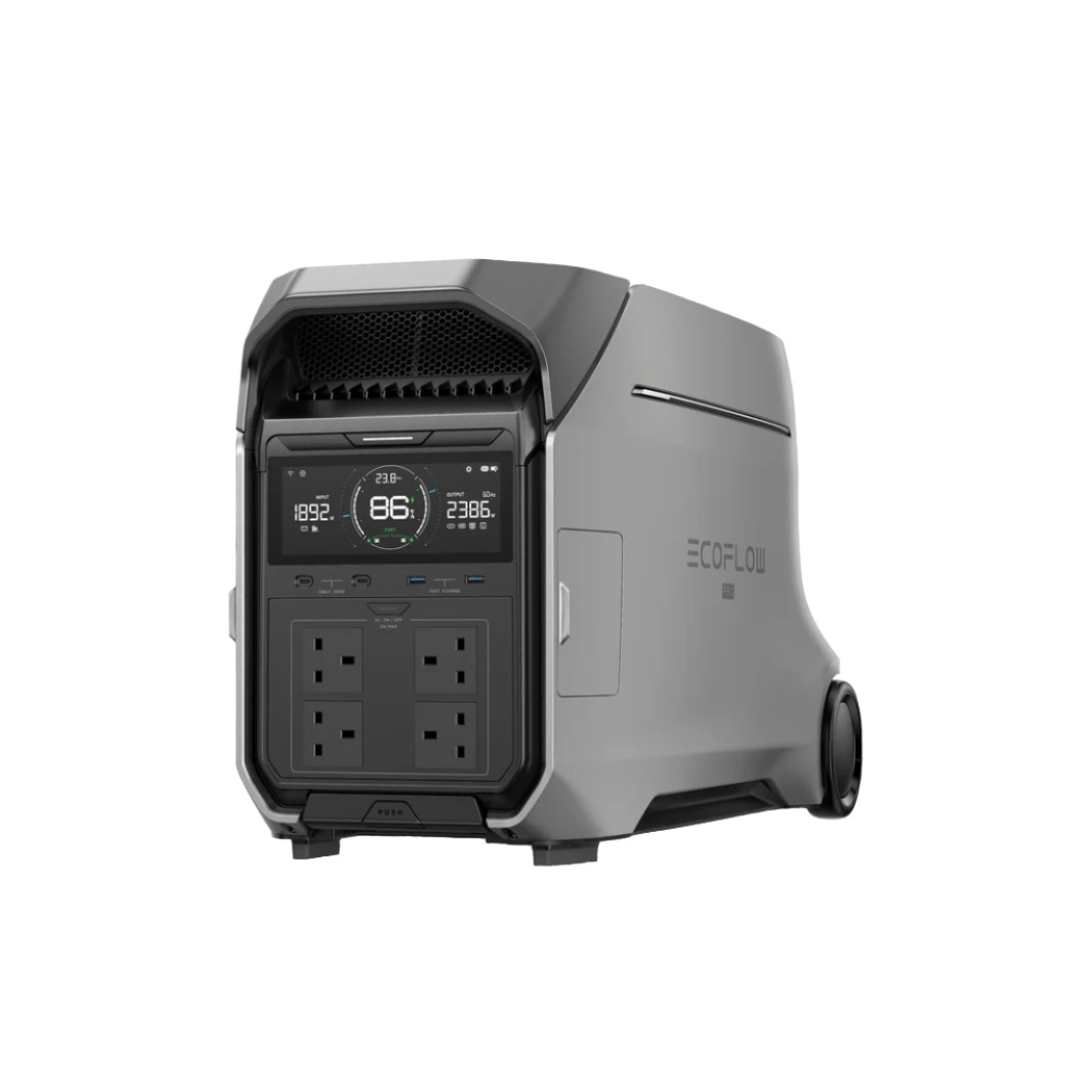 EcoFlow DELTA Pro 3 Portable Power Station 4096Wh capacity 4000W output, X-Boost up to 6000W