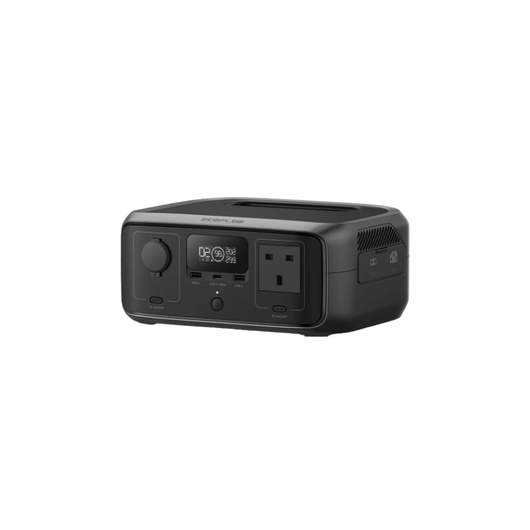 EcoFlow RIVER 3 Portable Power Station 245Wh capacity, 300W rated output, X-Boost up to 600W