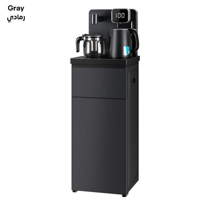 Electronic Tea& Coffee Serving Station & Water Dispenser with Remote Control - Black