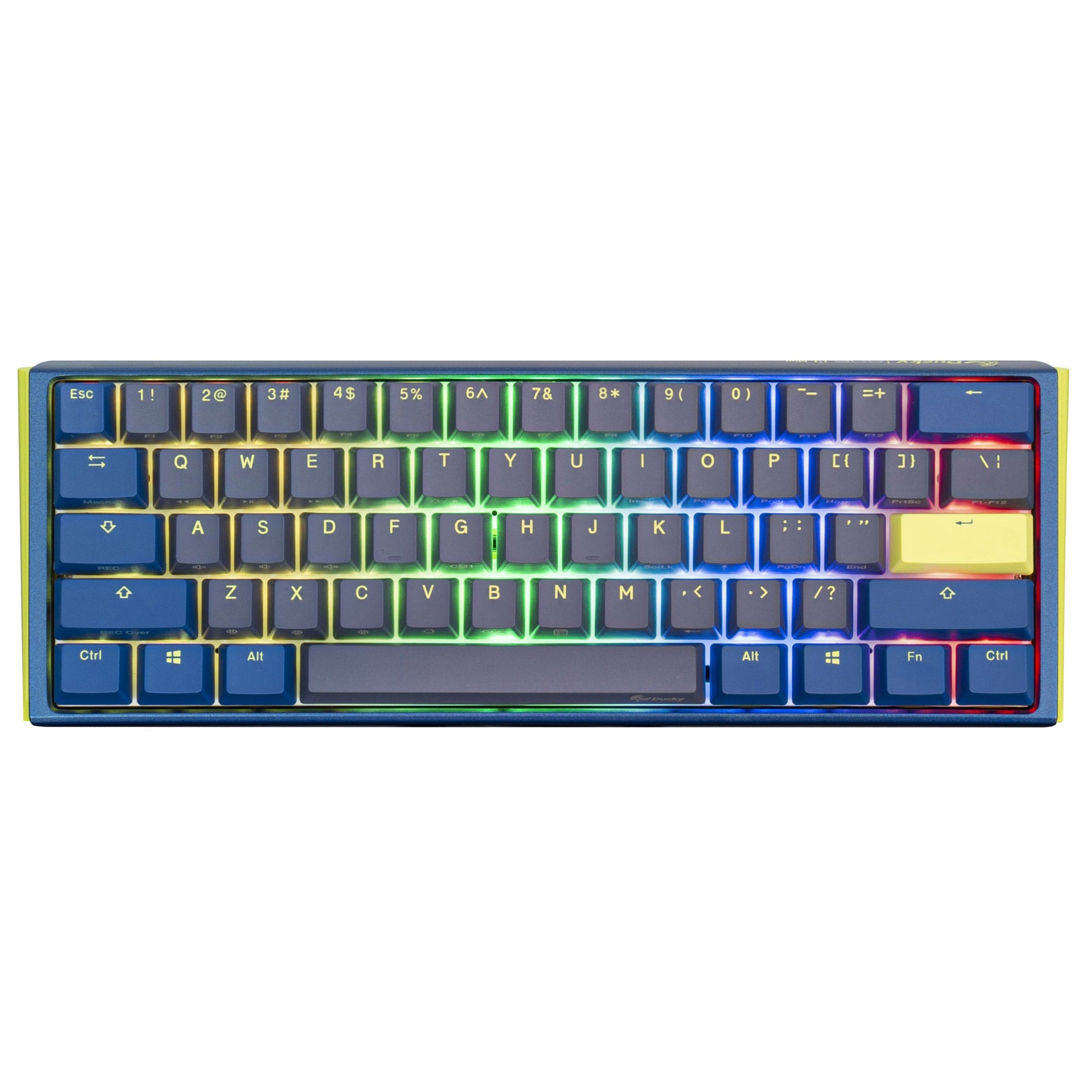 DUCKY ONE 3 YELLOW TKL HOT SWAP Wired RGB Mechanical Gaming Keyboard Cherry MX Red Switches