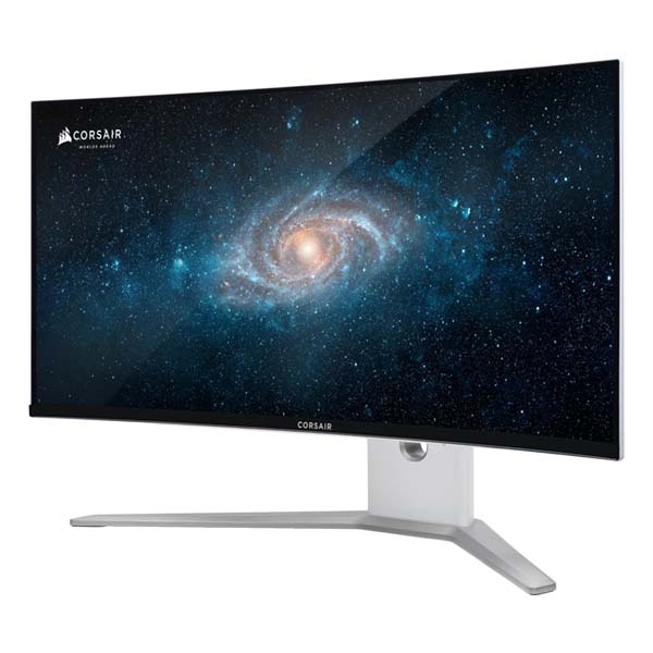 CORSAIR XENEON 34 Inch 240Hz WQHD HDMI 2.1 0.03ms QD-OLED Curved Gaming Monitor - White