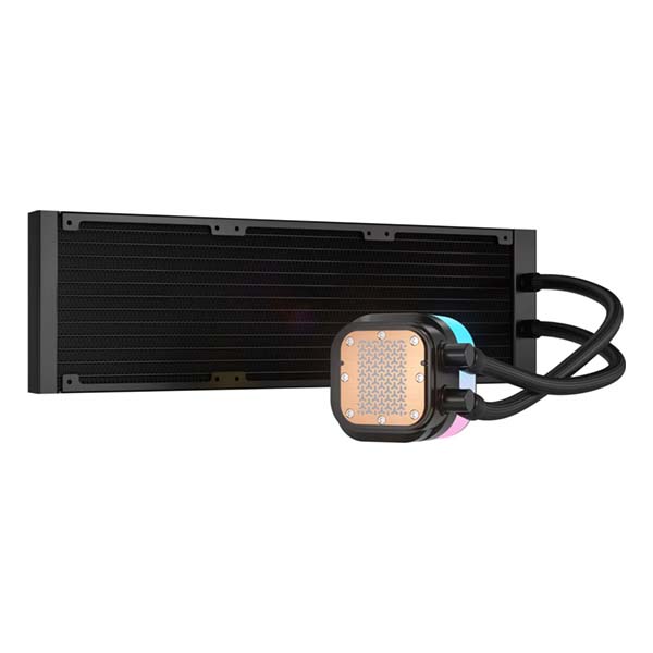 CORSAIR iCUE LINK TITAN 360 RX LCD Liquid CPU Cooler - Black