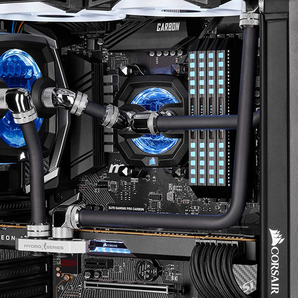 Hydro X Series XT Hardline 14mm Tubing - Satin Black