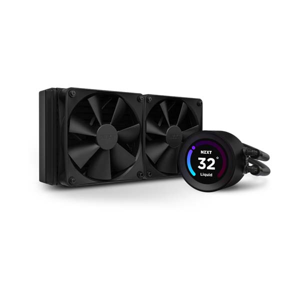 NZXT Kraken Elite 240 RGB 240mm AIO CPU Liquid Cooler With LCD Display - Black