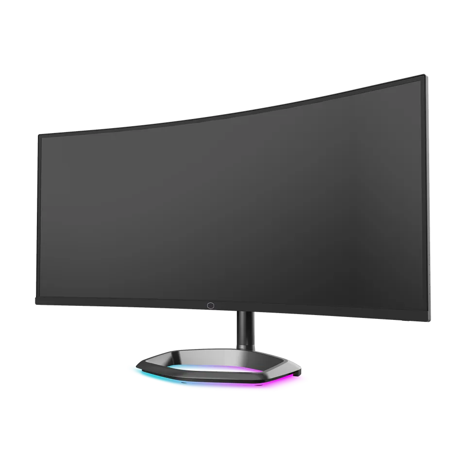 Cooler Master 34 Inch 165Hz WQHD HDMI 2.0 0.5ms Curved Gaming Monitor - Black