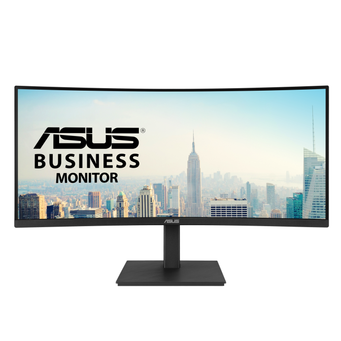 ASUS VA34VCPSR 34 Inch 100Hz WQHD 4ms HDMI 2.0 Curved Docking Monitor - Black