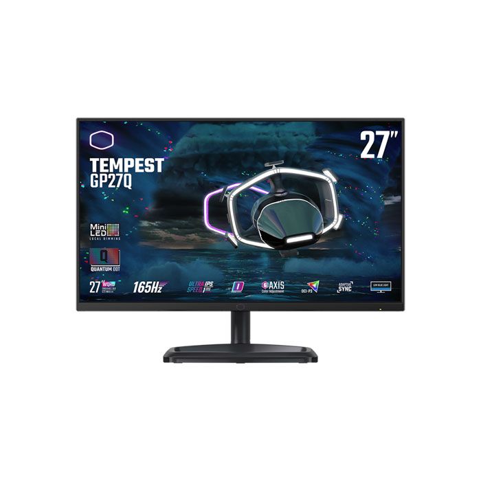 COOLER MASTER GP27-FQS 27 Inch Ultra IPS QHD 165Hz Gaming Monitor - Black